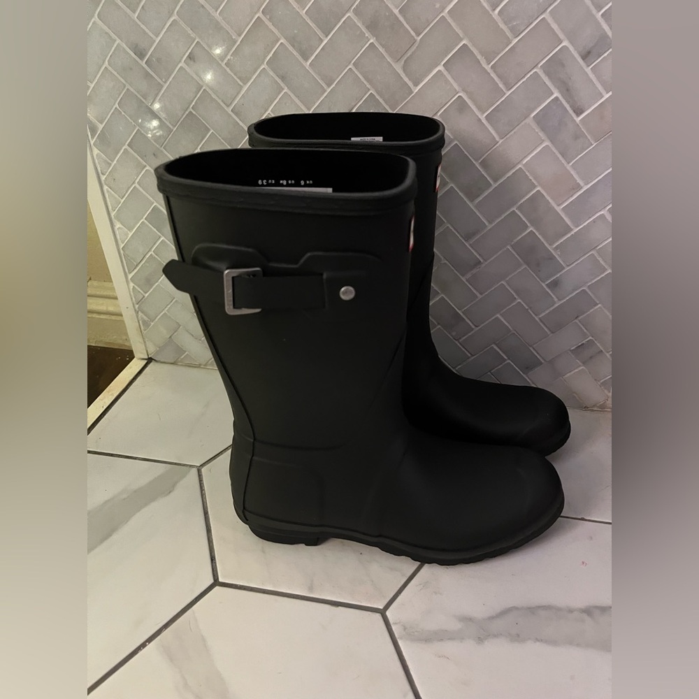 Hunter Black Waterproof Boots